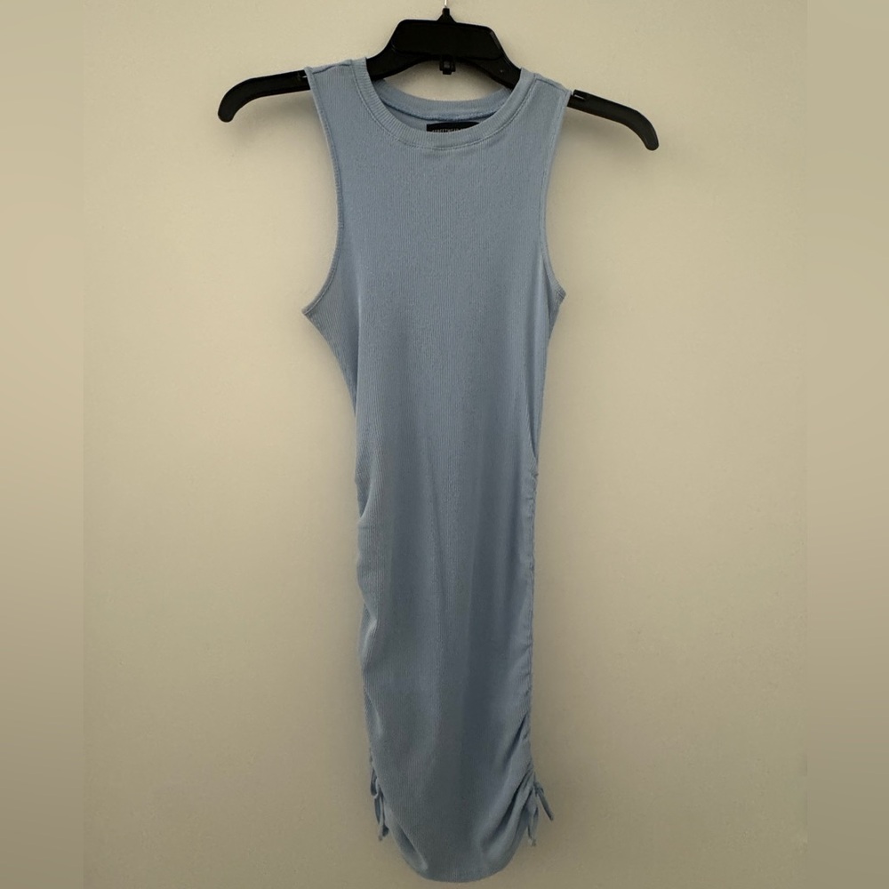 Streetwear Society Light Blue Tie Dress